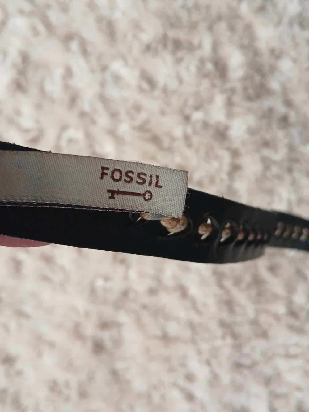 Fossil black braided